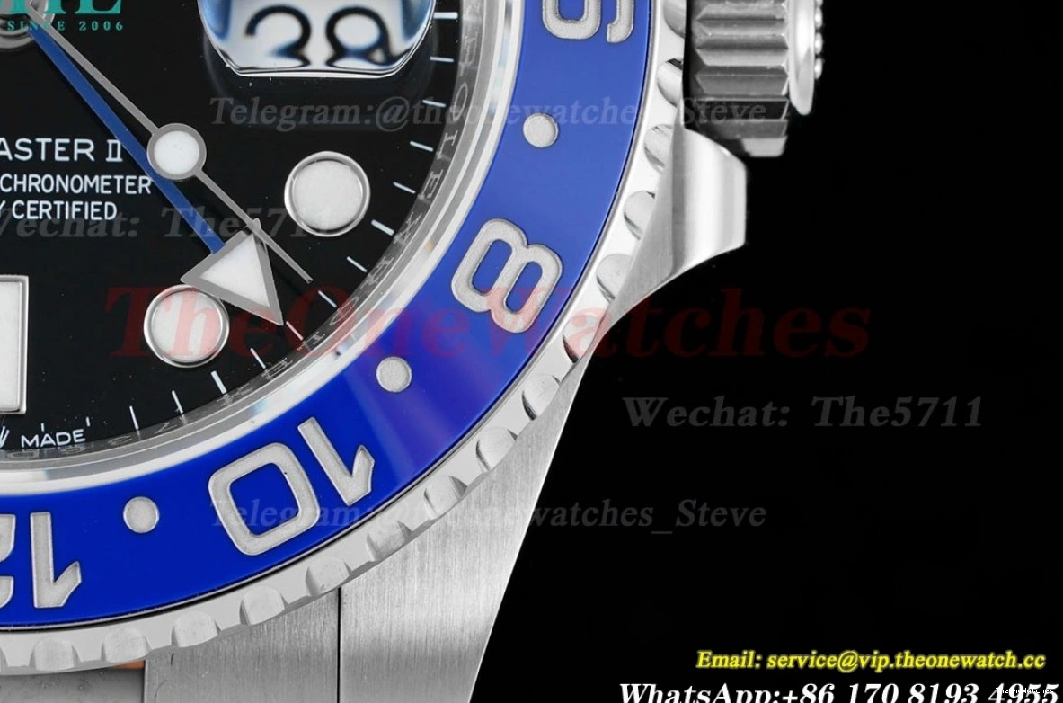 Master King GMT 904L 126710 VR3186 Oys BLNR SS CHS Dial Black II SS 0414